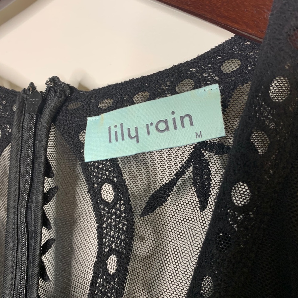 Black Lace Romper - Lily Rain - Picture 2 of 5